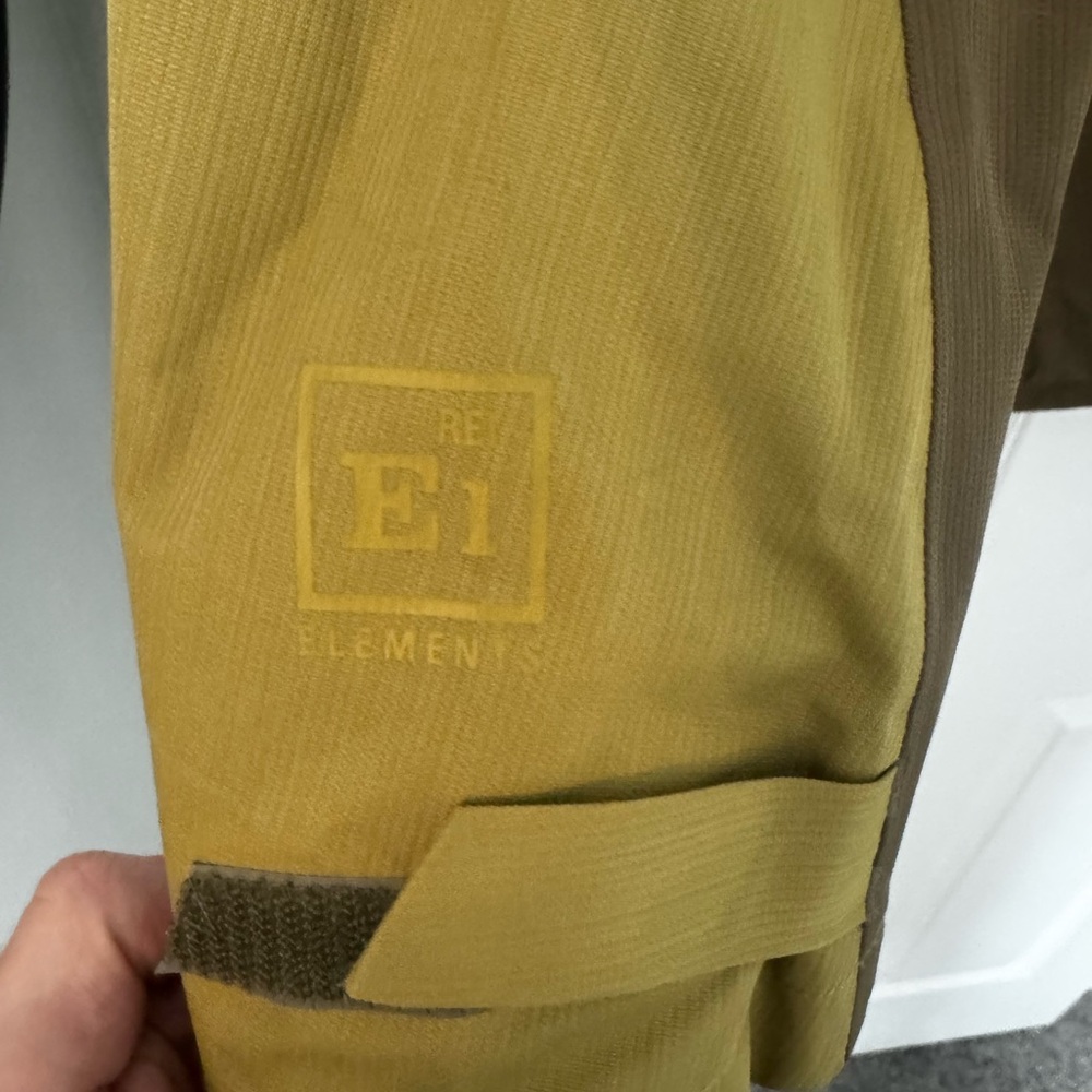 Rei E1 Elements Jacket Medium Green Hooded Full Z… - image 2